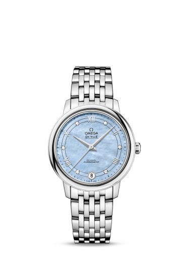 Omega De Ville Prestige Co-Axial 32.7 Stainless Steel / Blue MOP / Stainless Steel